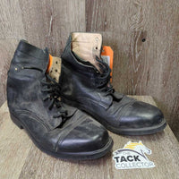 Soft Paddock Boots, Thick Laces *vgc, mnr dust, creases

