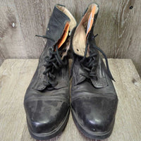 Soft Paddock Boots, Thick Laces *vgc, mnr dust, creases
