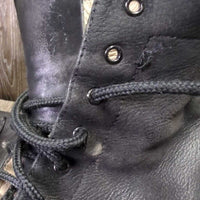 Soft Paddock Boots, Thick Laces *vgc, mnr dust, creases
