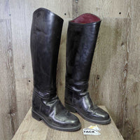Thick Dress Boots, Pull on *vgc/xc, dust, stiff, older

