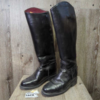 Thick Dress Boots, Pull on *vgc/xc, dust, stiff, older
