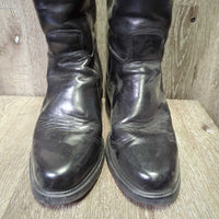 Thick Dress Boots, Pull on *vgc/xc, dust, stiff, older
