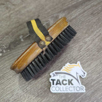 Dandy Brush, handle *gc, dirty, torn & stretched handle, scraped edges

