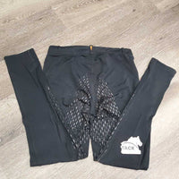 Riding Tight Breeches, Pull On *gc/fair, faded, cracking stickies, stains, rubs & pills
