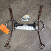 Thick Rubber Gag Bit, ?tRUST 2 Narrow Nylon Rope Gag Cheeks *vgc, residue, stains
