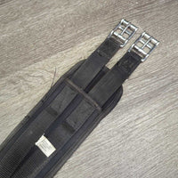 Memory Foam Nylon Web Girth, 2x els, D Ring *gc, dirty, faded, hairy, stains
