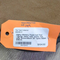 Memory Foam Half Pad *vgc/gc, clean, rubs, stains, hair, older
