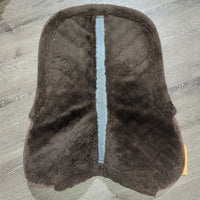 Hi Wither Quilt & Rolled Fleece Quilt Half Pad *gc, faded, v.puckered, stains, rubs, faded, dirty seams, older
