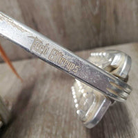 "Turin Hunting" Pr Hvy Aluminum Stirrup Irons, "sloped" spikes *vgc, dirt, residue, scuffs, scratches, older?
