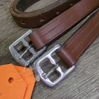 Soft Thick Stirrup Leathers *vgc/gc, uneven, clean, rubs, scrapes, dents
