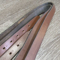 Soft Thick Stirrup Leathers *vgc/gc, uneven, clean, rubs, scrapes, dents
