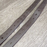 Soft Thick Stirrup Leathers *gc, clean, older, xholes, uneven

