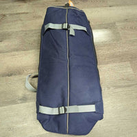 Tall Padded Boot Bag, shoulder strap *gc, edge rubs/frays, snags, clean, mnr hair, older
