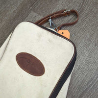 Canvas Bridle Bag *gc/fair, stains, pilly
