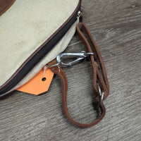 Canvas Bridle Bag *gc/fair, stains, pilly
