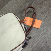 Canvas Bridle Bag *gc/fair, stains, pilly
