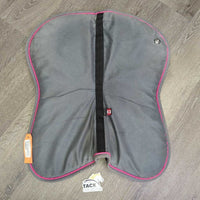 Memory Foam Half Pad *vgc, clean, mnr faded/discolored, rubs, pills & fading
