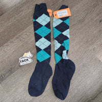 Tall Thick Socks *gc, clean, faded, rubs, pills, snags
