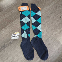 Tall Thick Socks *gc, clean, faded, rubs, pills, snags
