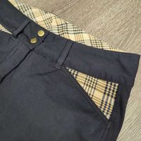 Euro Seat Breeches *vgc, mnr faded, snags, rubs, seam puckers, faded knees, pilly inside, older
