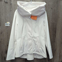 "City" Jacket, Cowl Neck - Hood, zipper, Back Zipper *xc, v.mnr stains, older?
