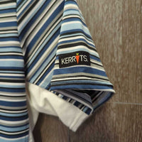 SS Polo Sun Shirt, 1/4 zip up, mesh collar, back & sides, side pockets *like new/xc
