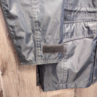 Light Rain Jacket, Collar Hood, Zips, Snaps *vgc, mnr dirt?stains, older
