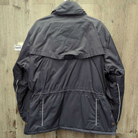 Winter Jacket, Collar Hood *vgc/gc, mnr hairy & clumpy, older, BROKEN Zipper - missing bottom part

