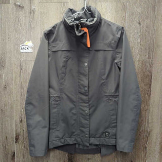 Riding Rain Jacket, Hood, Zipper, Snaps, Collar Hood *like new/xc, clean