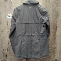 Riding Rain Jacket, Hood, Zipper, Snaps, Collar Hood *like new/xc, clean
