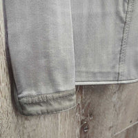 Show Jacket, Micro Suede Trim, Zippers, Snaps *xc, mnr seam puckers, older?
