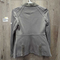 Show Jacket, Micro Suede Trim, Zippers, Snaps *xc, mnr seam puckers, older?
