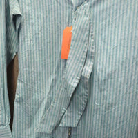 LS Show Shirt, 2x Button Collars *gc, seam puckers, crinkles, older Collars: v.stiff, mnr stains
