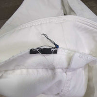 EuroSeat Breeches *vgc, older, clean, mnr yellowed, puckers, stains & seam puckers
