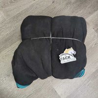 Fleece Cooler, neck, tail *gc, clean, faded, hair, rubs, pills, clumpy, older?

