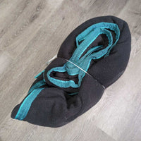 Fleece Cooler, neck, tail *gc, clean, faded, hair, rubs, pills, clumpy, older?
