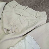 Euro Seat Breeches *gc, puckers, disccolored seat & legs, rubs, pills, seam pulls
