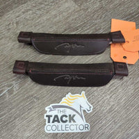 2 "Focus" Leather Cheek Piece Blinders *vgc/xc, clean
