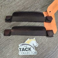 2 "Focus" Leather Cheek Piece Blinders *vgc/xc, clean

