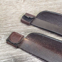 2 "Focus" Leather Cheek Piece Blinders *vgc/xc, clean
