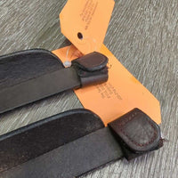 2 "Focus" Leather Cheek Piece Blinders *vgc/xc, clean
