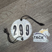 Round 3# Horse Show Number, 2 els *gc, mnr dirt, torn edges
