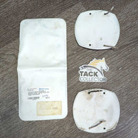 3 # Horse Show Numbers, 4 elastics, folder *vgc/gc, dirty, torn edges

