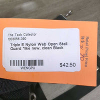 Nylon Web Open Stall Guard *like new, clean
