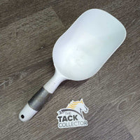 light Plastic Feed Scoop *gc/fair, tape, clean & mnr residue
