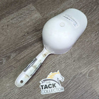 light Plastic Feed Scoop *gc/fair, tape, clean & mnr residue
