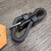 Flash Strap Thick Leather Buckle Attachment *like new, stiff/tight keepers

