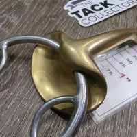 Gag French Link Leverage Bit, center lozenge *vgc, clean, scratches, stains
