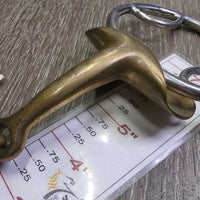Gag French Link Leverage Bit, center lozenge *vgc, clean, scratches, stains
