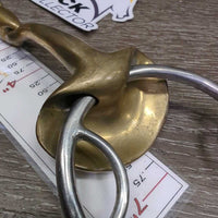 Gag French Link Leverage Bit, center lozenge *vgc, clean, scratches, stains
